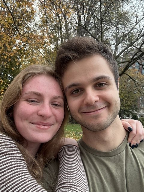 Selfie of us in the fall